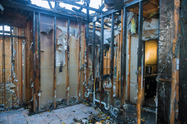 Professional Fire Damage Removal technician working in Waialua, HI
